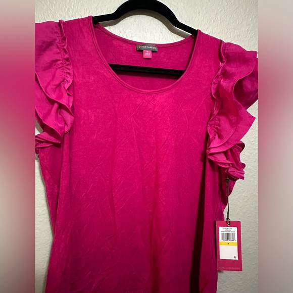 NWT | Vince Camuto Fuchsia Pink Color Top | Size M - Picture 4 of 7